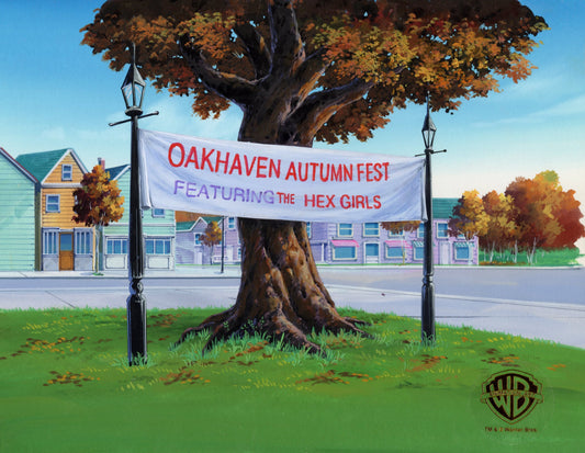 Scooby-Doo and the Witch's Ghost Original Production Cel on Original Background