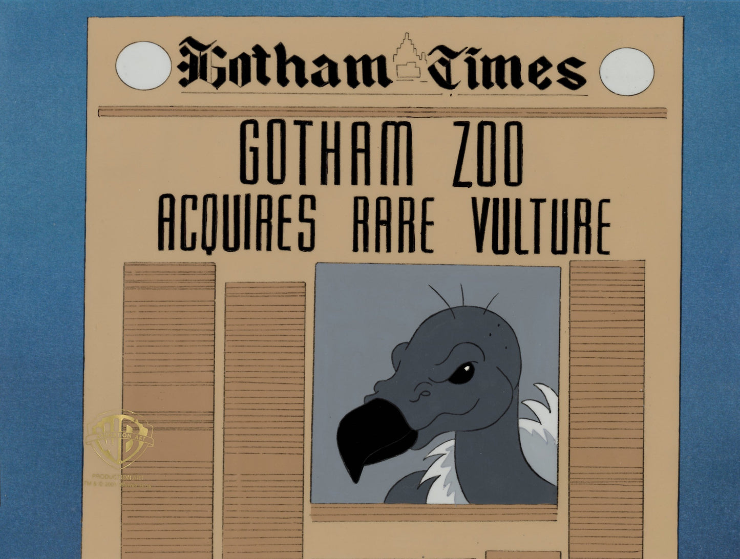 Batman The Animated Series Original Production Cel: Scrap