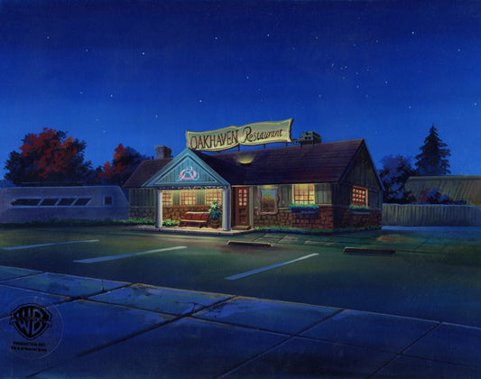 Scooby-Doo and the Witch's Ghost Original Production Background: Oakhaven Restaurant
