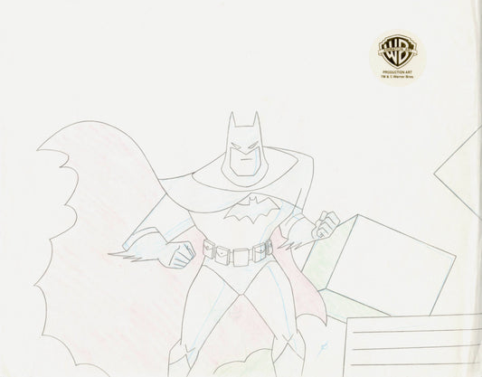 The New Batman Adventures Original Production Drawing: Batman