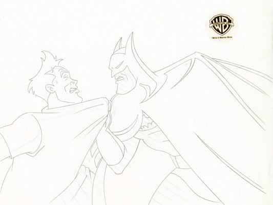Batman: Mask of the Phantasm Original Production Drawing: Batman