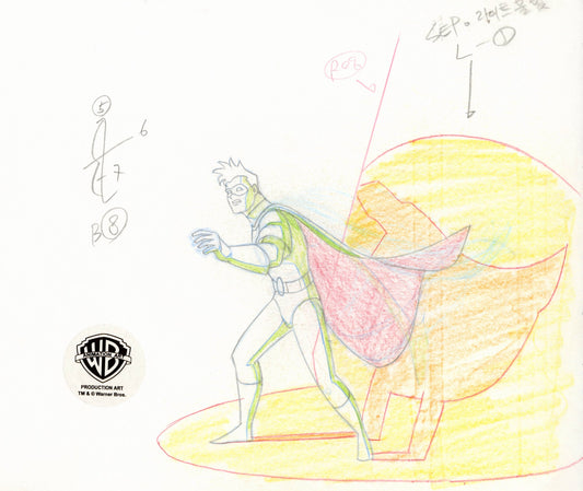 Batman The Animated Series Original Production Drawing: Robin