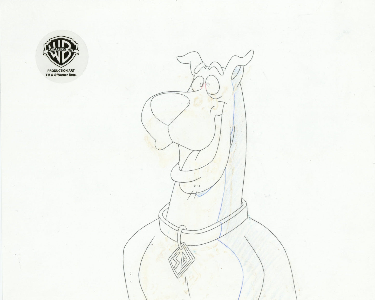 Scooby-Doo and the Witch's Ghost Original Production Drawing: Scooby