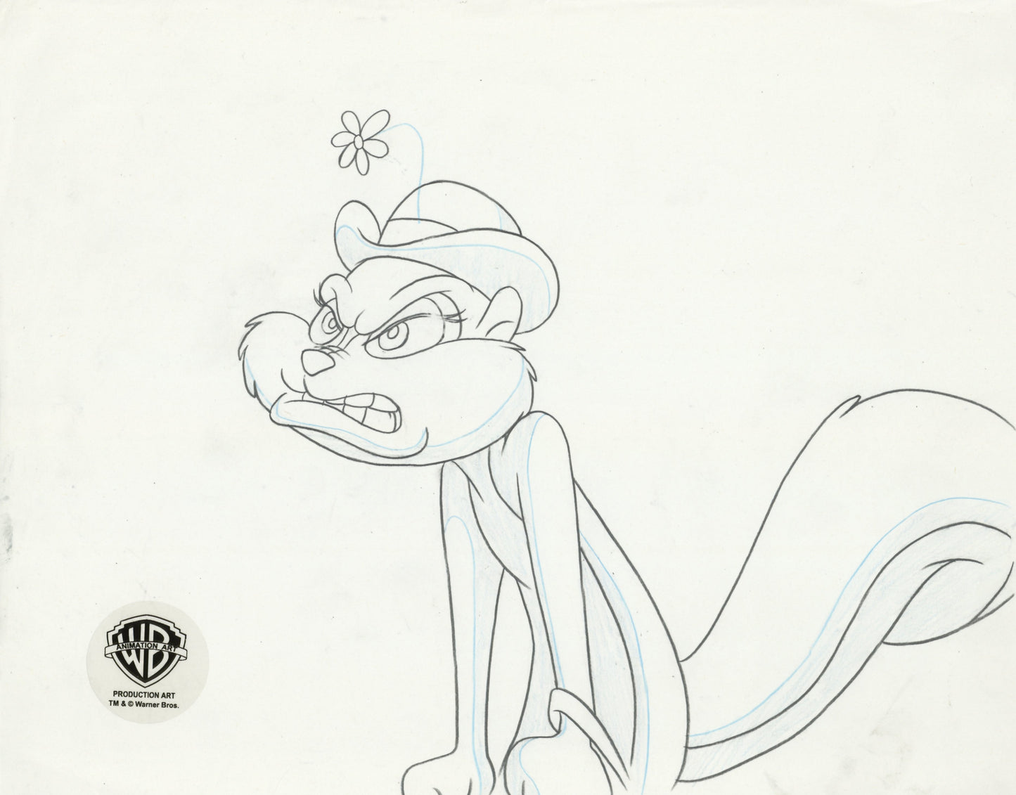 Animaniacs Original Production Cel with Matching Drawing: Slappy, Candie