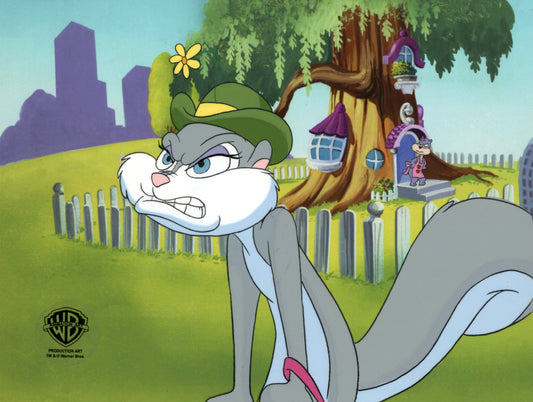 Animaniacs Original Production Cel with Matching Drawing: Slappy, Candie