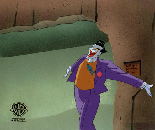 Batman The Animated Series Original Production Cel: Joker