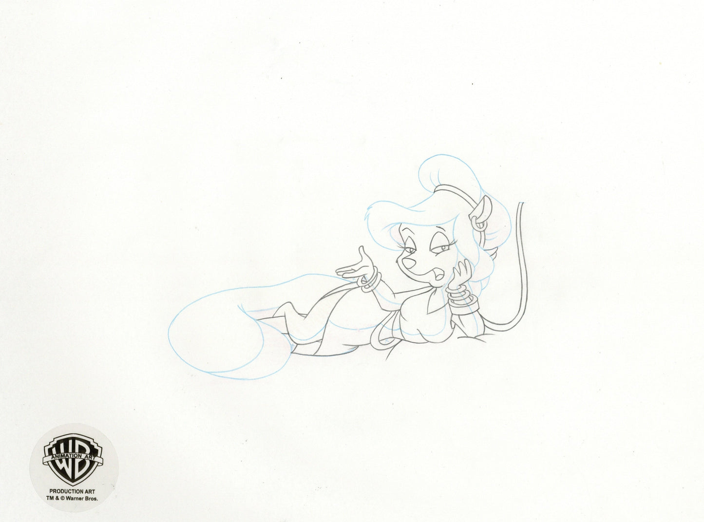 Pinky and the Brain Original Production Drawing: Minerva Mink