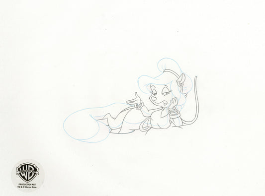 Pinky and the Brain Original Production Drawing: Minerva Mink