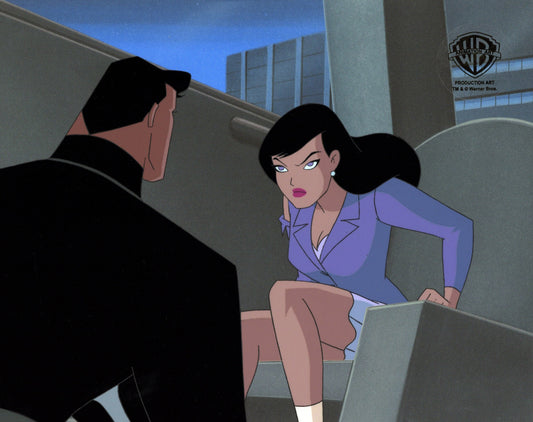 Superman The Animated Series Original Production Cel: Superman, Lois Lane