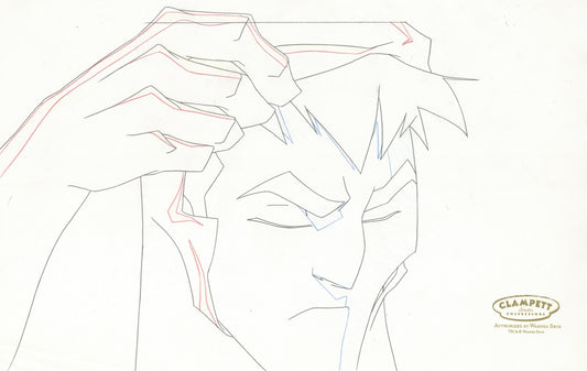 The Batman Original Production Drawing: Bruce Wayne