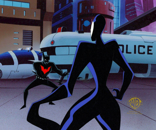 Batman Beyond Original Production Cel: Batman and Inque