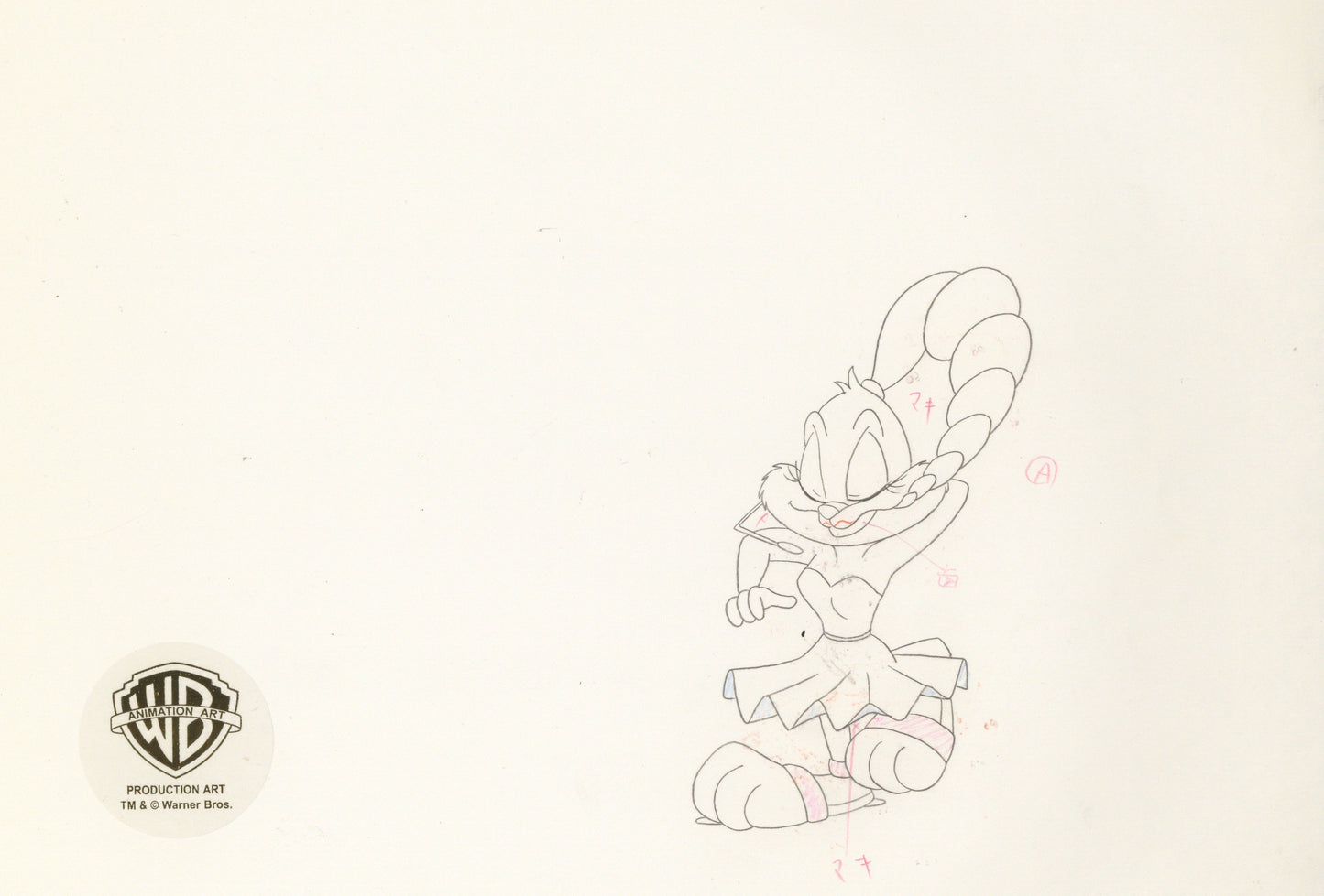 Tiny Toons Original Production Drawing: Babs Bunny