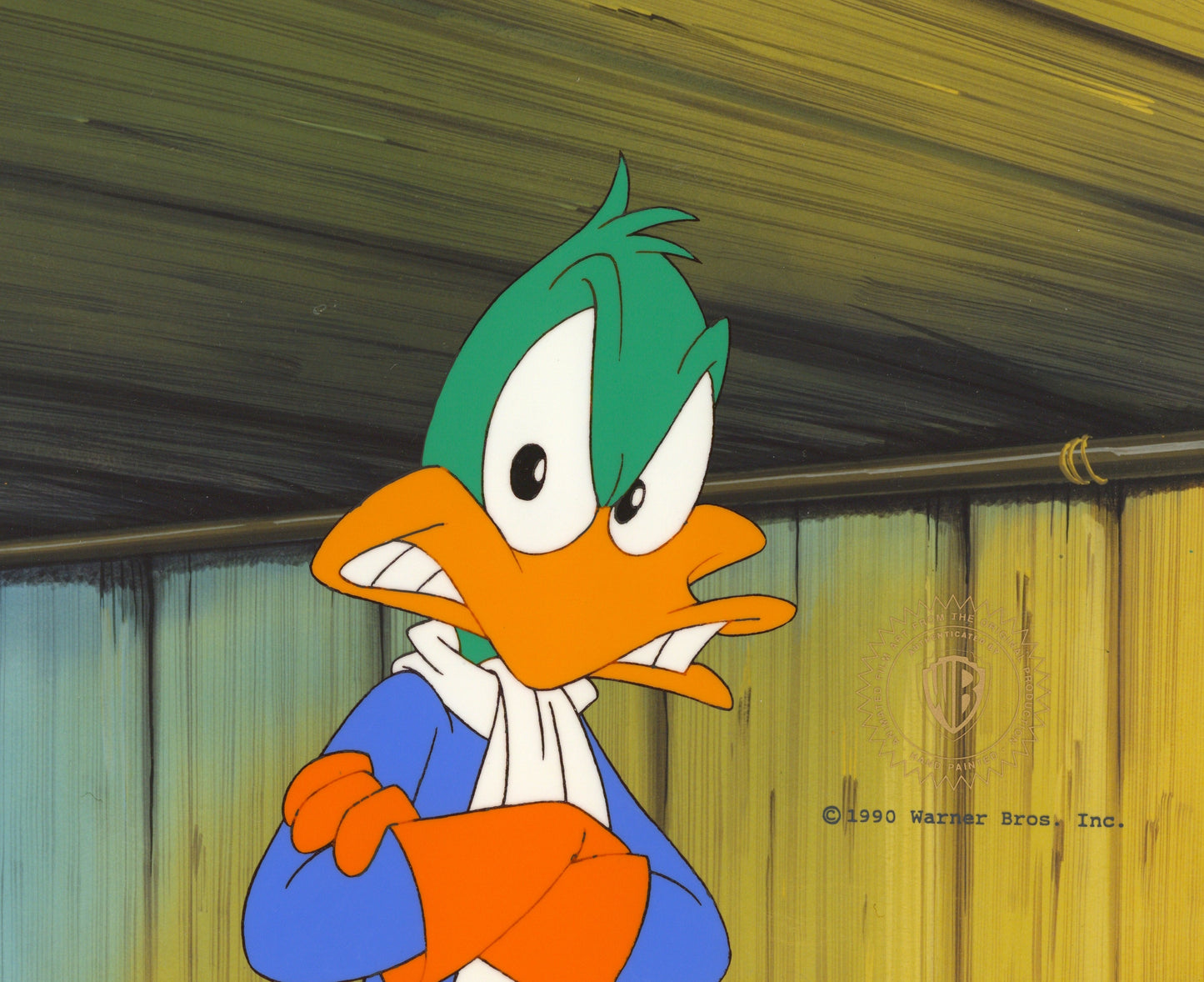 Tiny Toon Adventures Original Production Cel: Plucky Duck