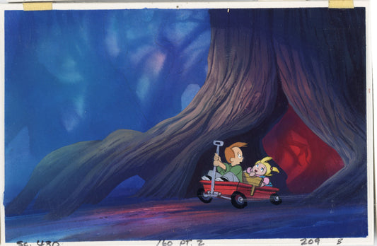 A Troll in Central Park Original Concept Painting: Gus, Rosie