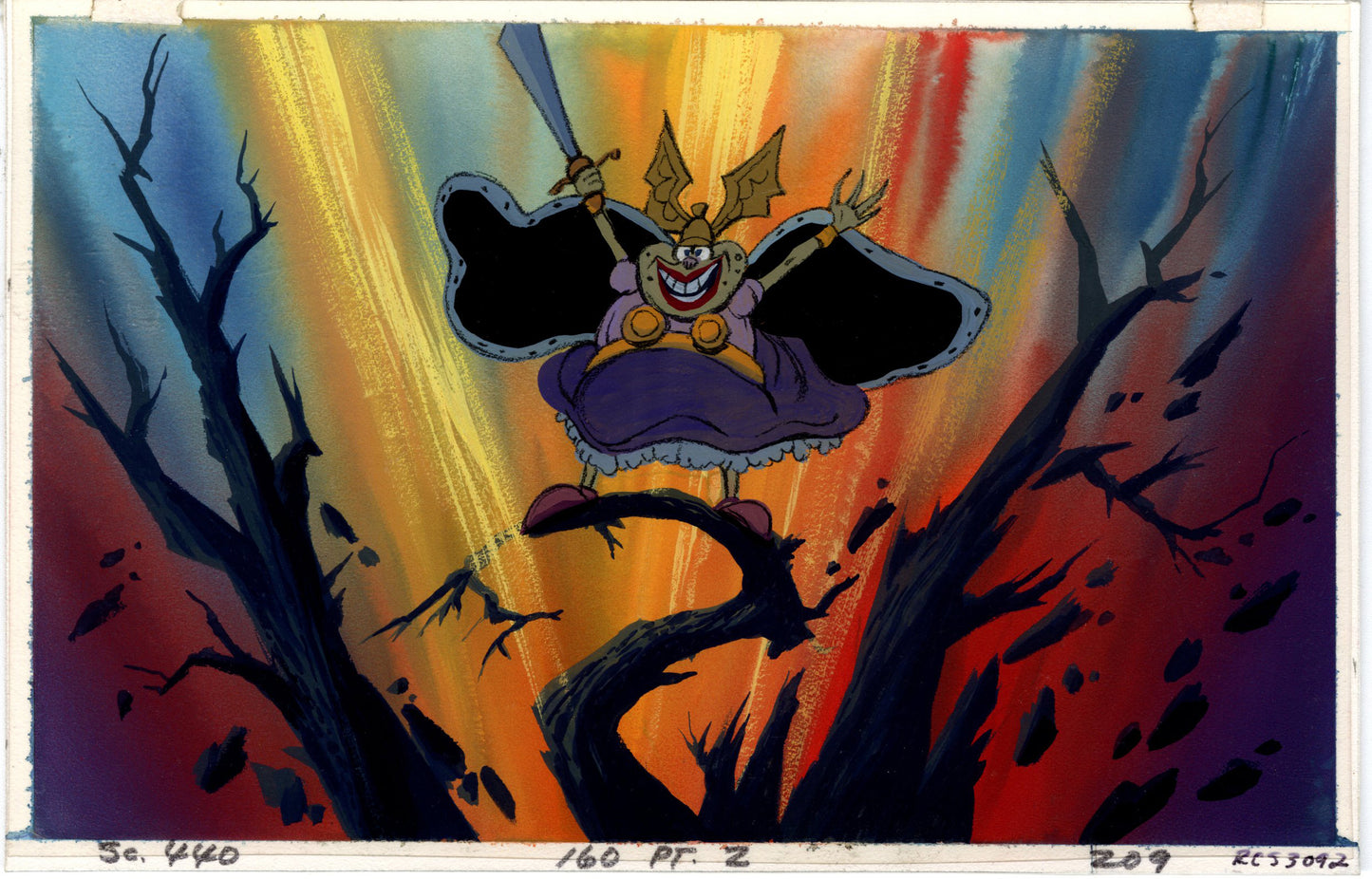 A Troll in Central Park Original Concept Painting: Queen Gnora
