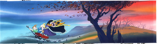 A Troll in Central Park Original Concept Painting: Gus, Rosie, Queen Gnora