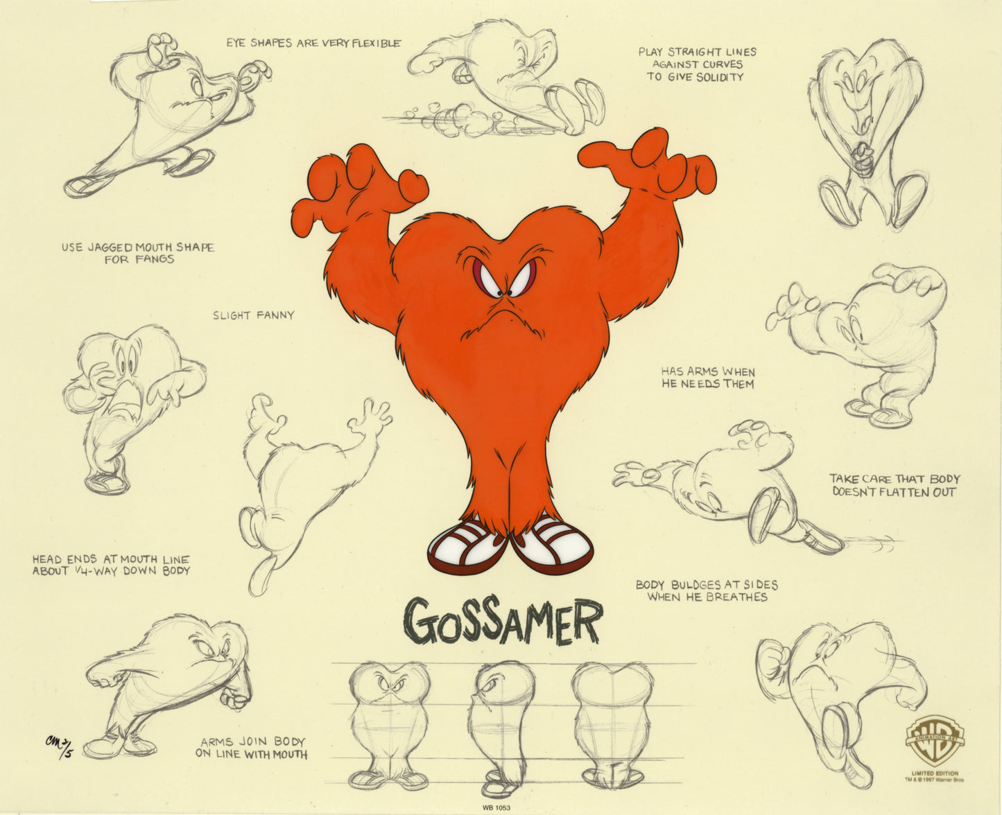 Gossamer Model Sheet