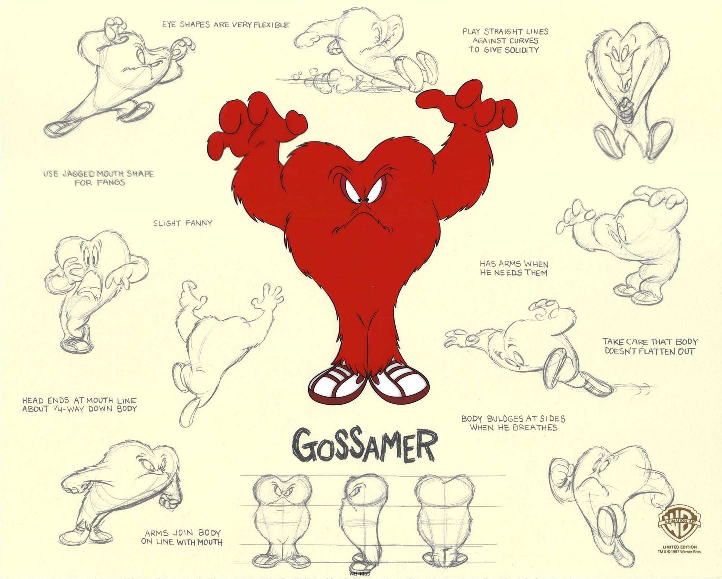 Gossamer Model Sheet