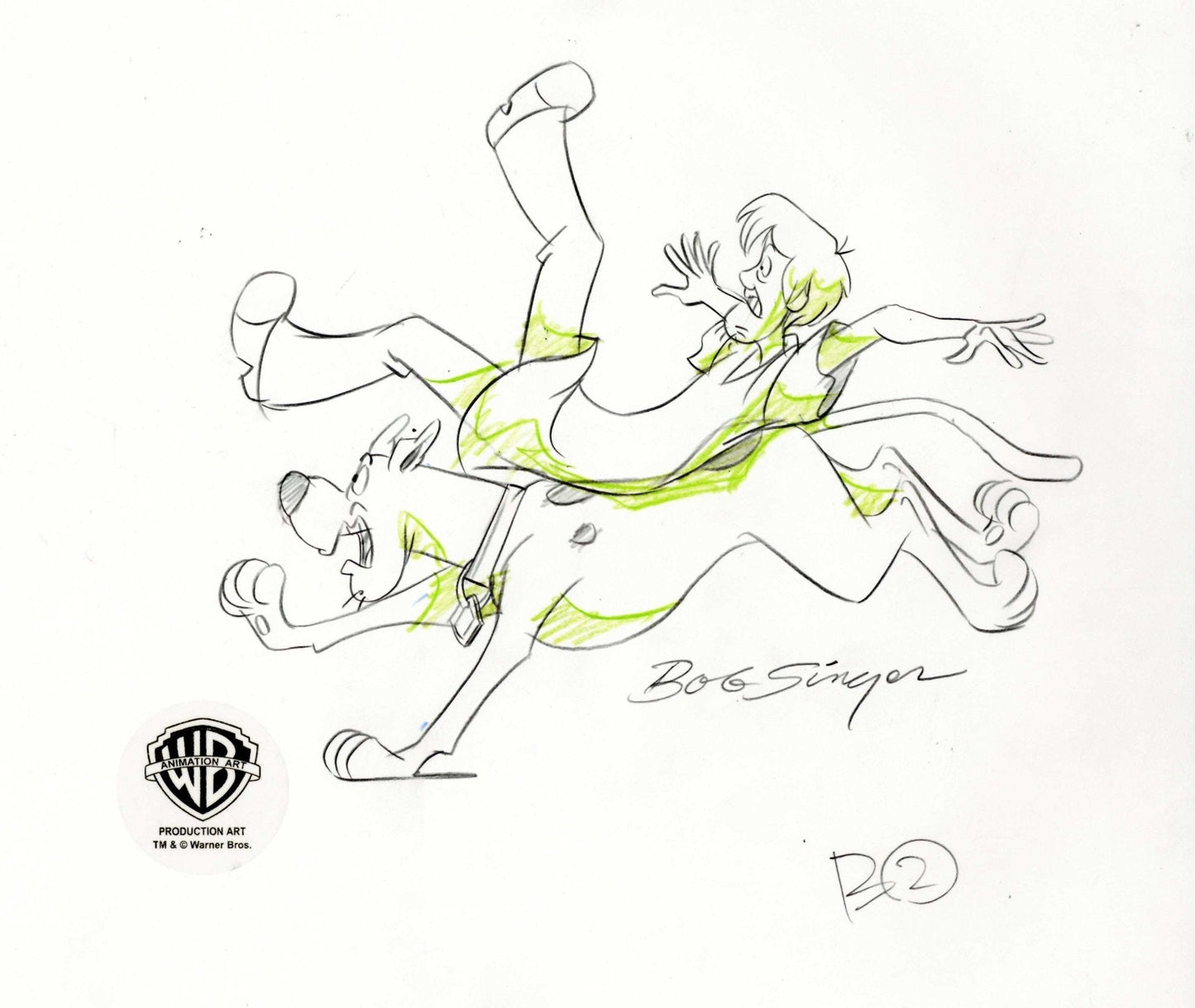 Scooby-Doo Original Production Drawing: Scooby and Shaggy - Choice Fine Art