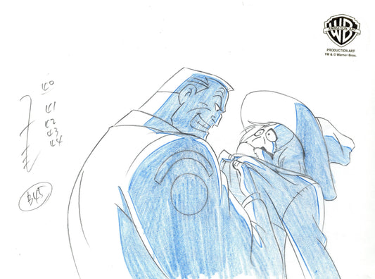 Batman The Animated Series Original Production Drawing: Lyle Bolton and Scarecrow