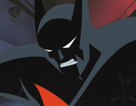 Batman Beyond Original Production Cel with Matching Drawing: Batman