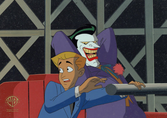 Batman The Animated Series Original Production Cel: Joker and Jordan