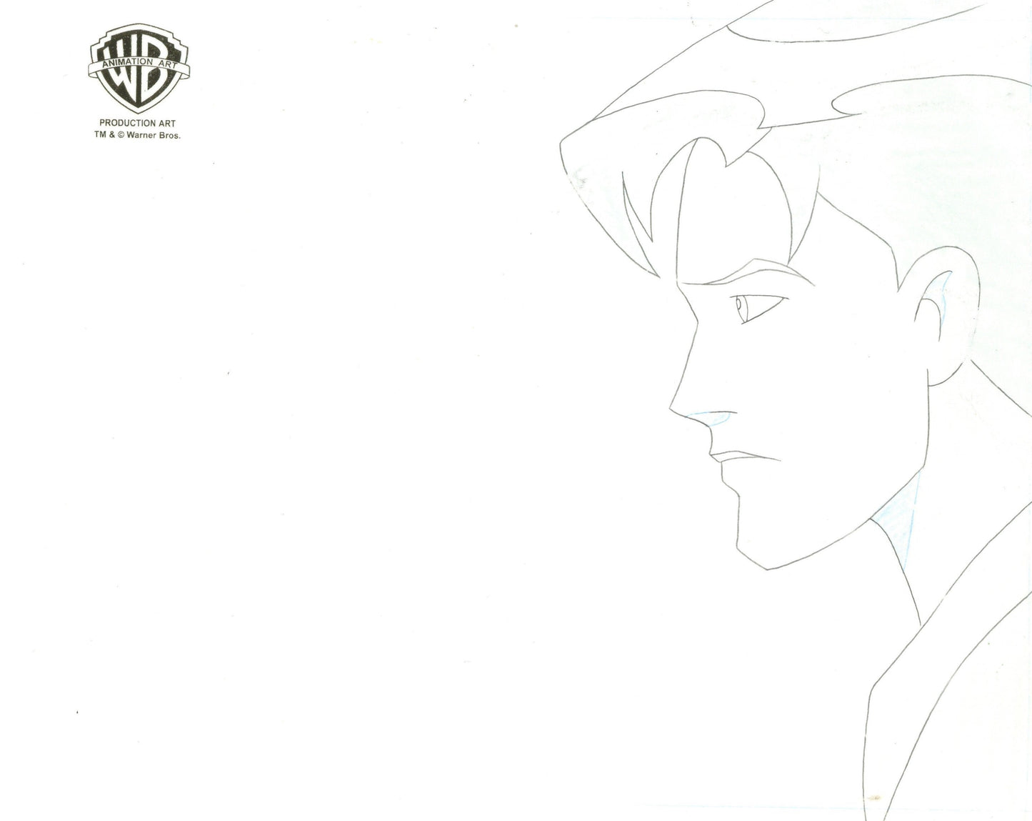 Batman Beyond Original Production Cel with Matching Drawing: Terry McGinnis and Maxine