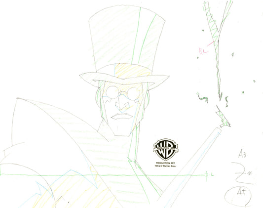 Justice League Original Production Drawing: Shade