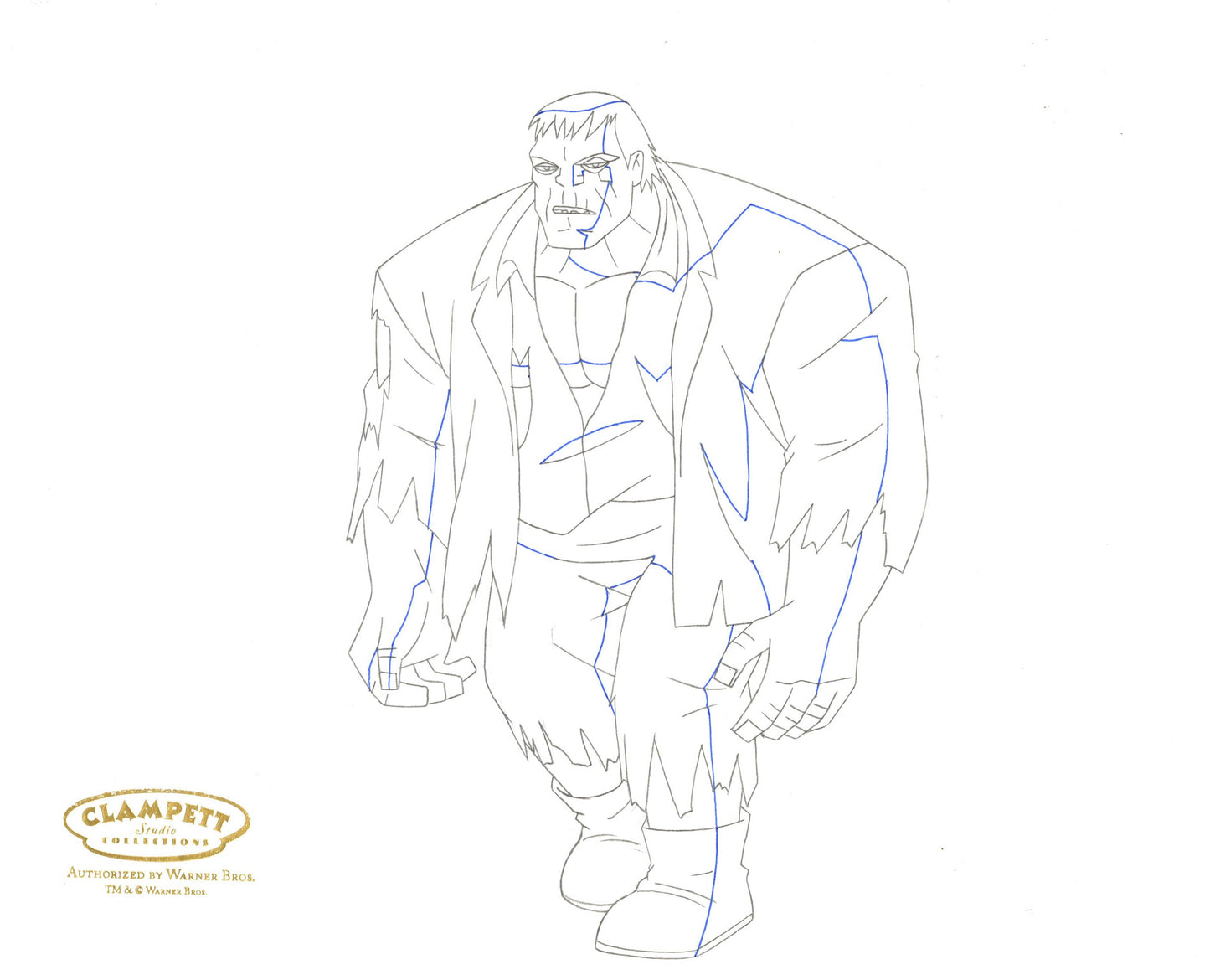 Justice League Original Production Drawing: Grundy