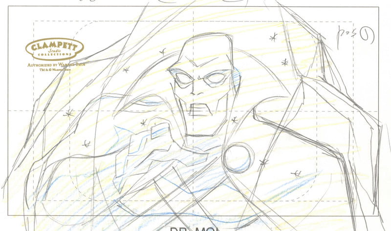 Justice League Unlimited Original Production Drawing: Martian Manhunter