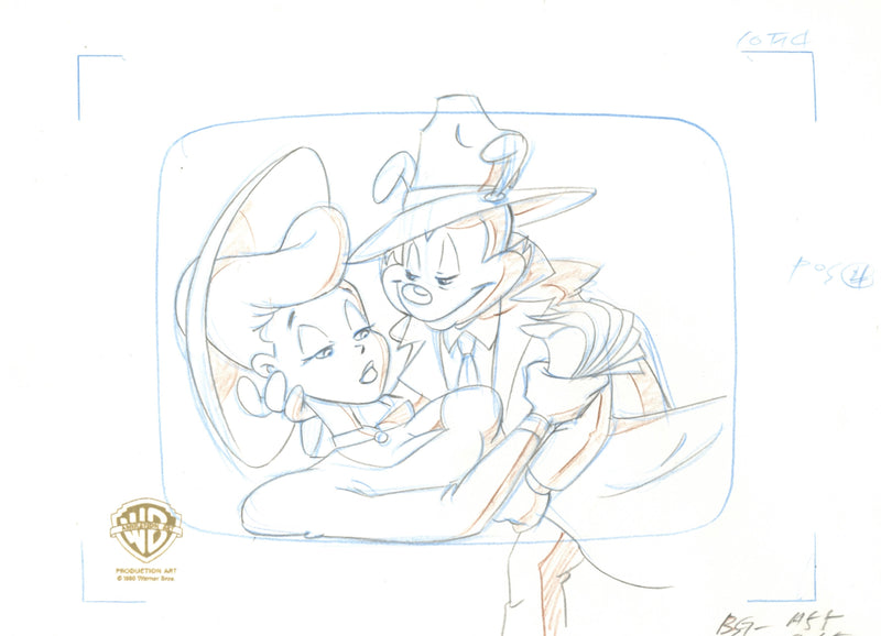Animaniacs Original Production Drawing: Hello Nurse and Yakko