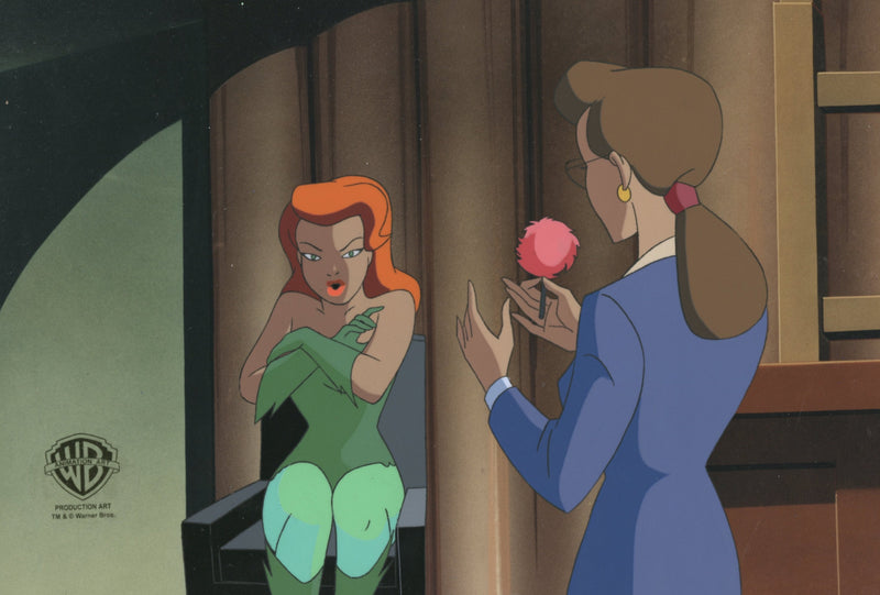 Batman The Animated Series Original Production Cel: Poison Ivy and Janet Van Dorn
