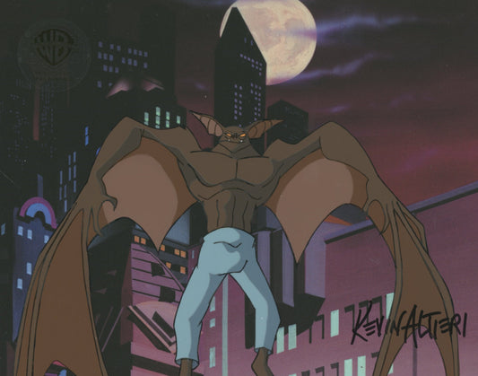 Batman The Animated Series Original Production Cel Signed By Kevin Altieri: Man-Bat