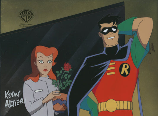 Batman The Animated Series Original Production Cel Signed By Kevin Altieri: Robin