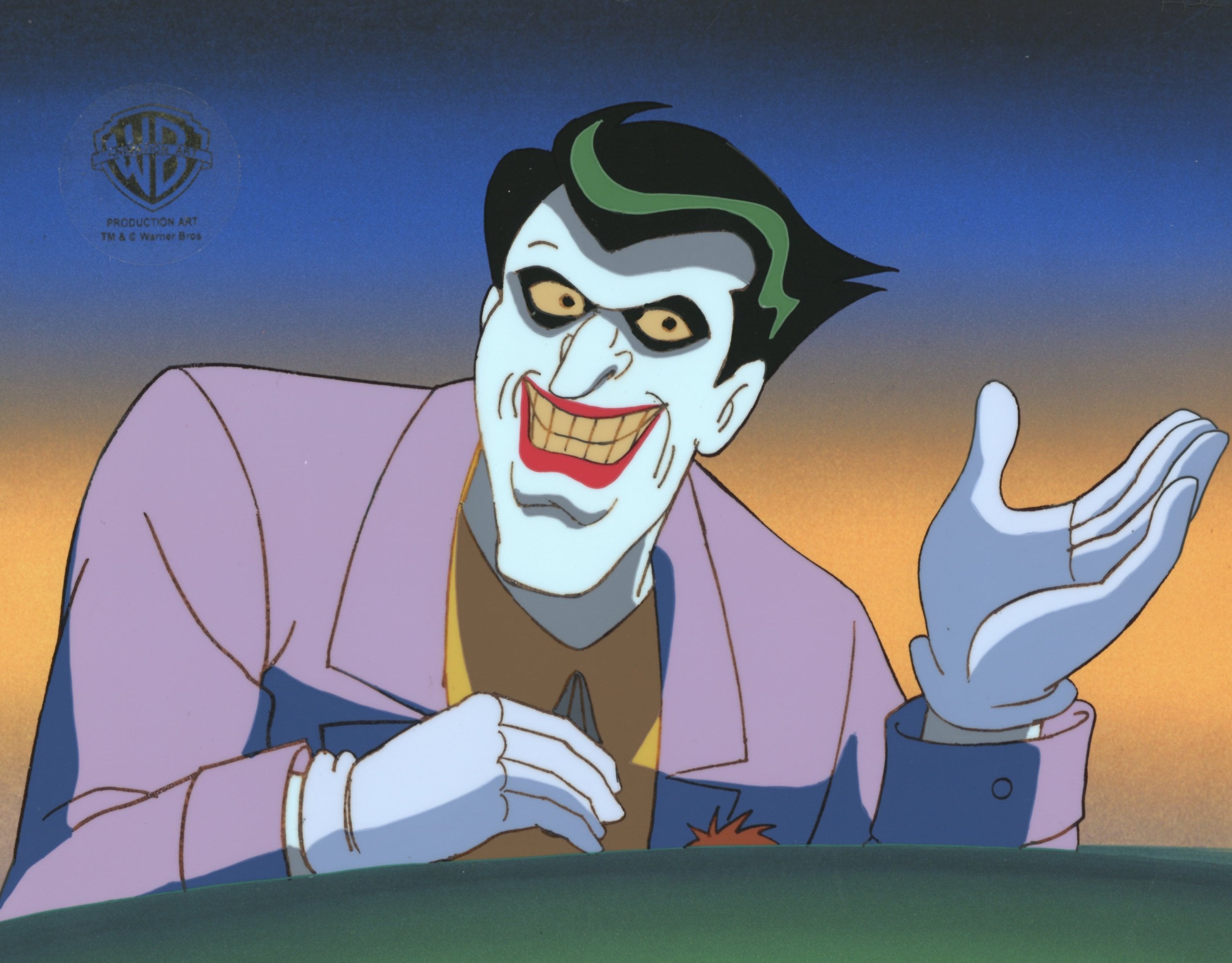 Batman The Animated Series Original Production Cel: Joker – Clampett Studio