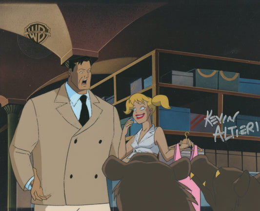 Batman The Animated Series Original Production Cel signed by Kevin Altieri: Harleen, Bruce Wayne