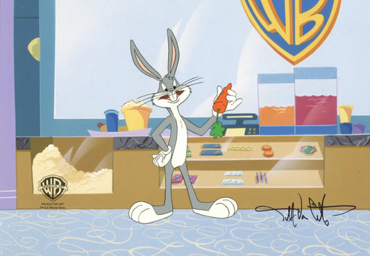 Looney Tunes Original Production Cel signed by Darrell Van Citters: Bugs Bunny