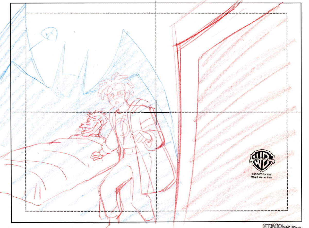 Static Shock Original Production Layout Drawing: Static Shock and Ferr ...