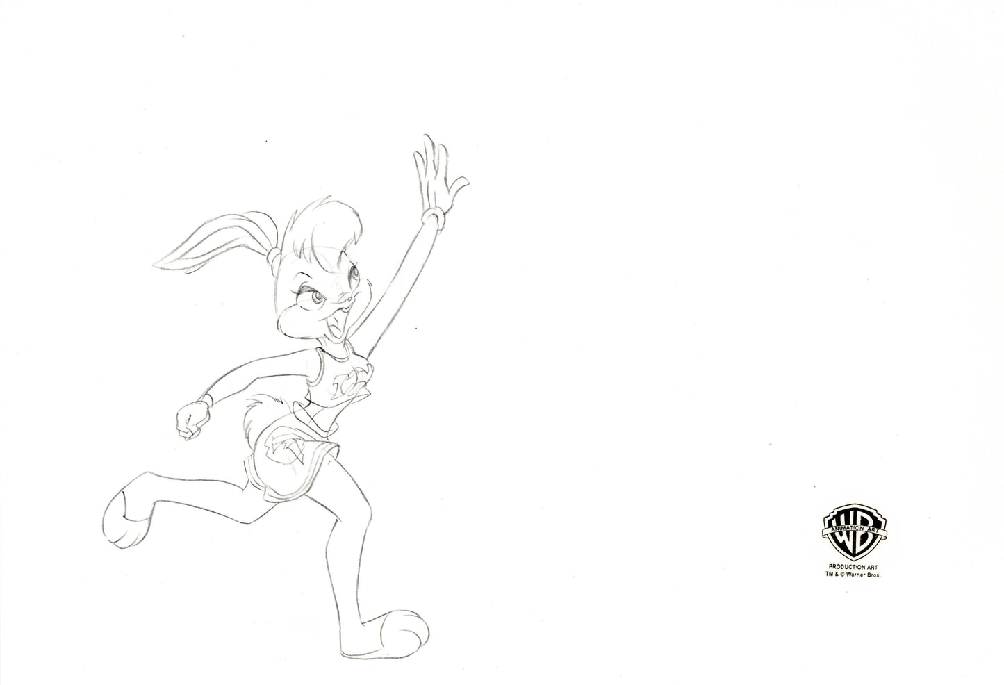 Space Jam Original Production Drawing: Lola Bunny