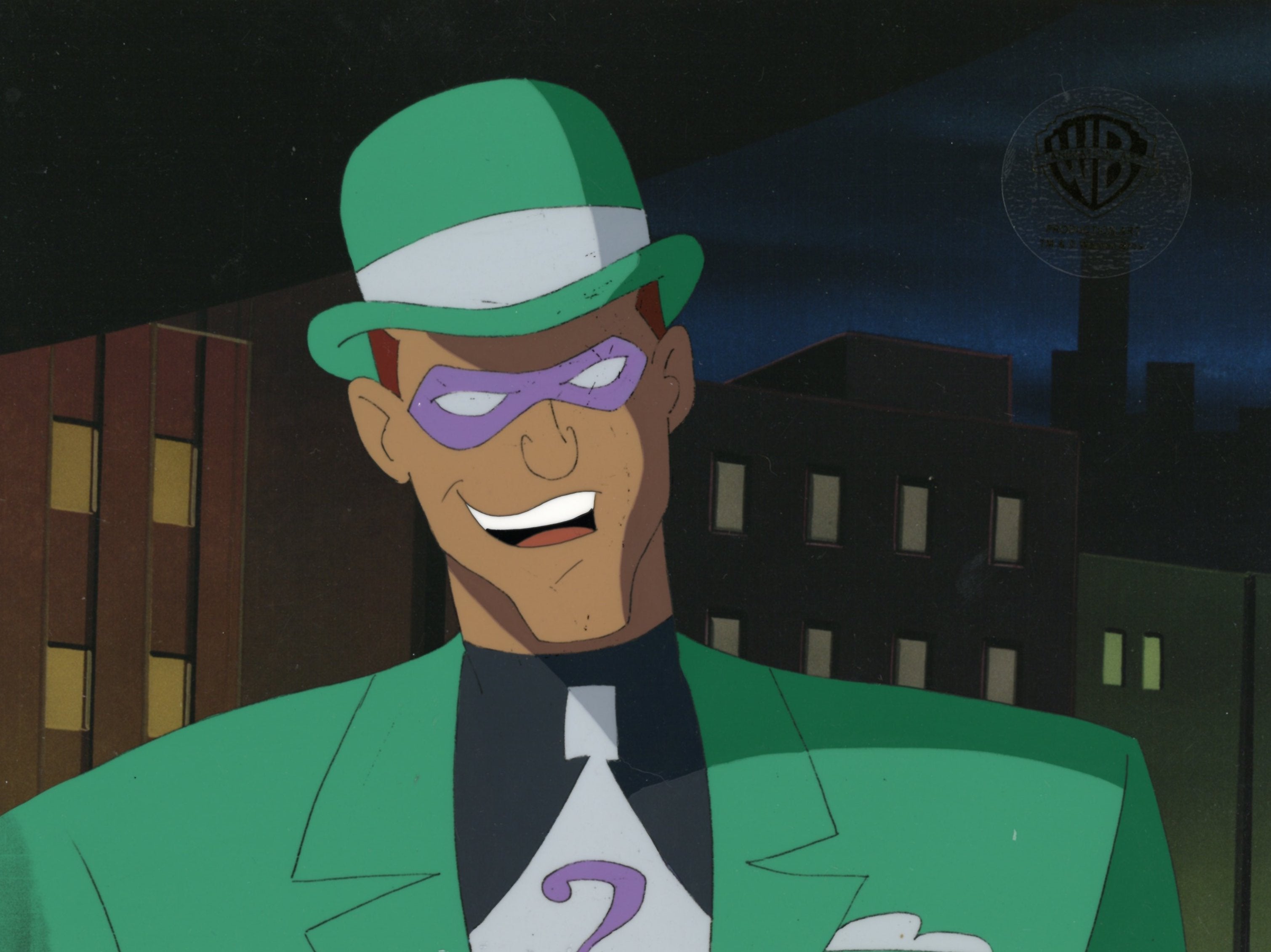 Batman The Animated Series Original Production Cel: The Riddler ...