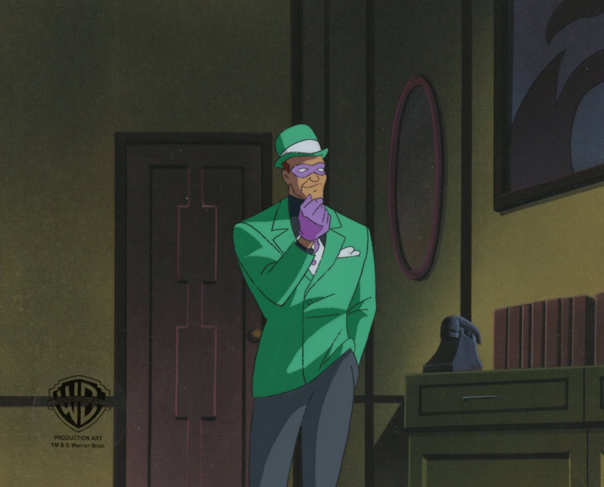 Batman The Animated Series Original Production Cel: Riddler – Clampett ...