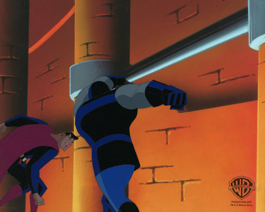 Superman the Animated Series Original Production Cel: Superman, Darkseid