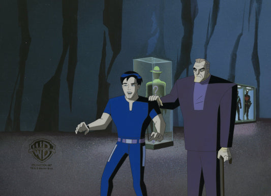 Batman Beyond Original Production Cel with Matching Drawing: Terry, Bruce