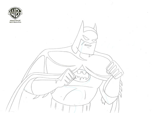 Batman The Animated Series Original Production Drawing: Batman