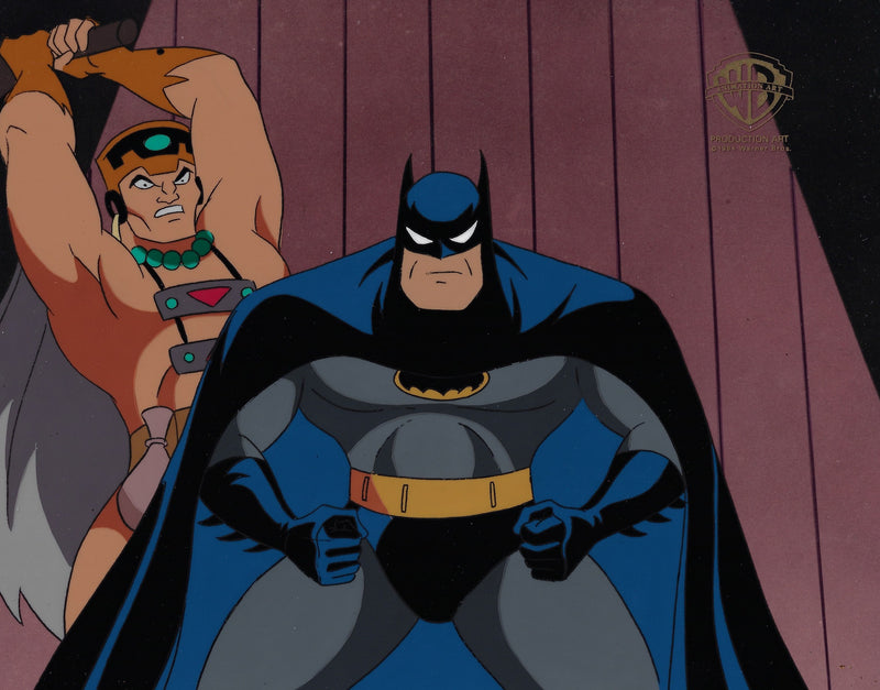 Batman The Animated Series Original Production Cel: Batman and Shaman