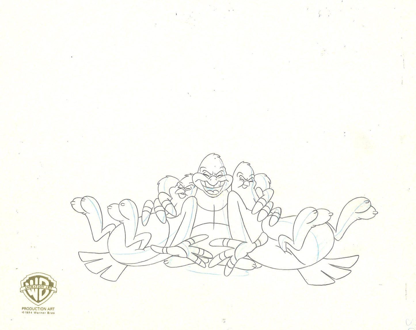Animaniacs Original Production Drawing:  The Goodfeathers