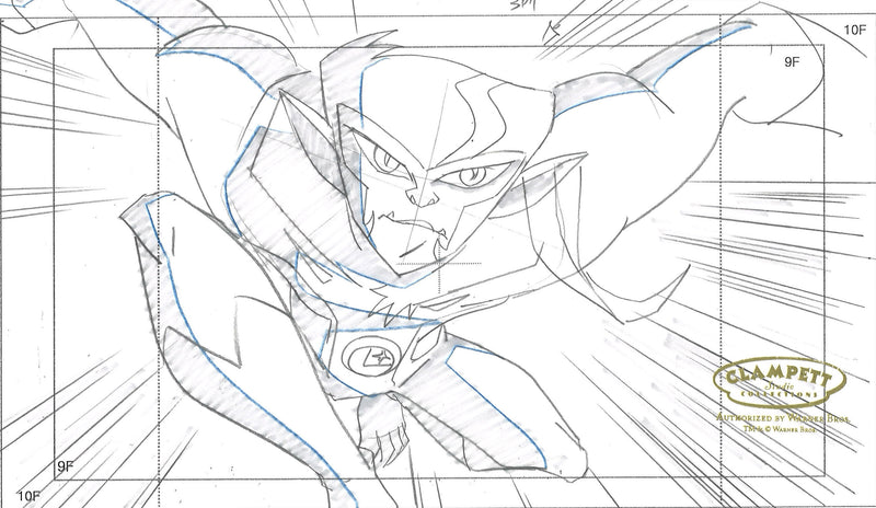Legion of Superheroes Original Production Drawing: Timberwolf