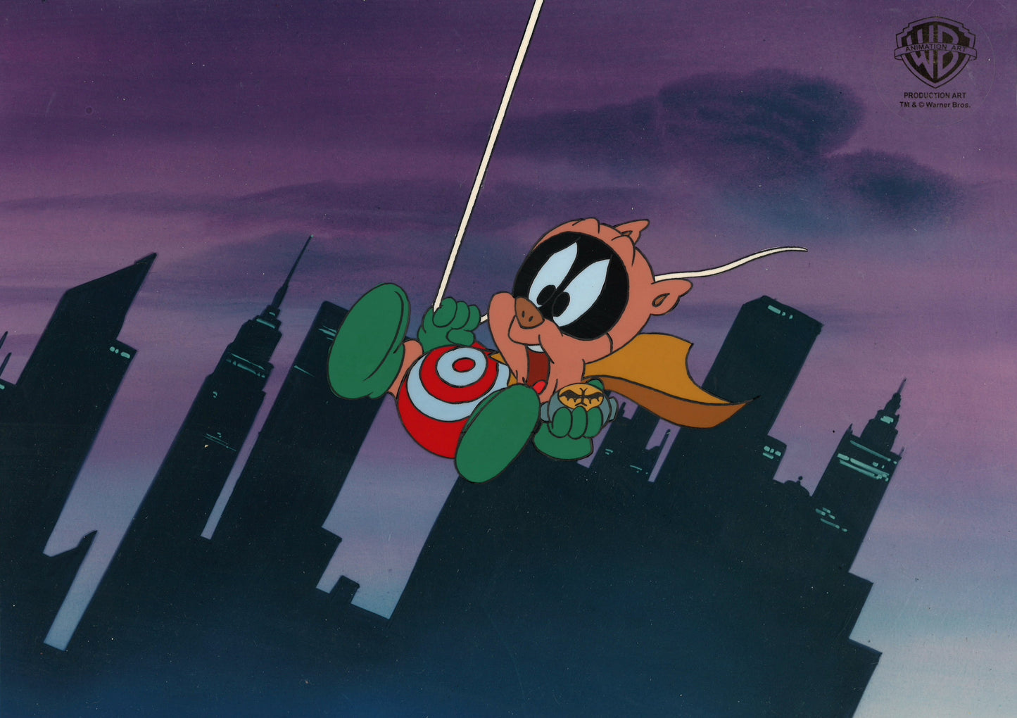 Tiny Toons Original Production Cel: Hamton. J Pig