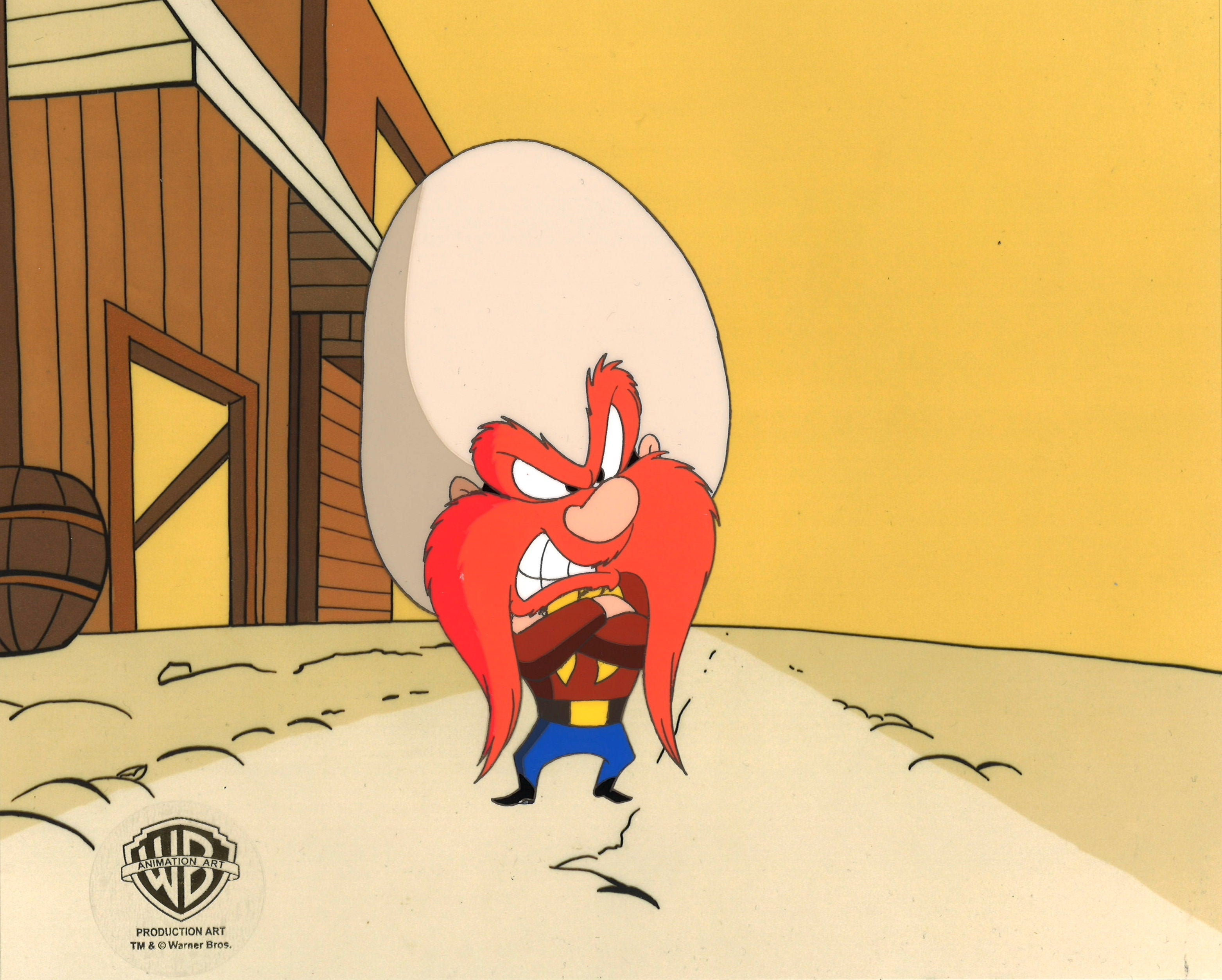 Looney Tunes Original Production Cel: Yosemite Sam – Clampett Studio