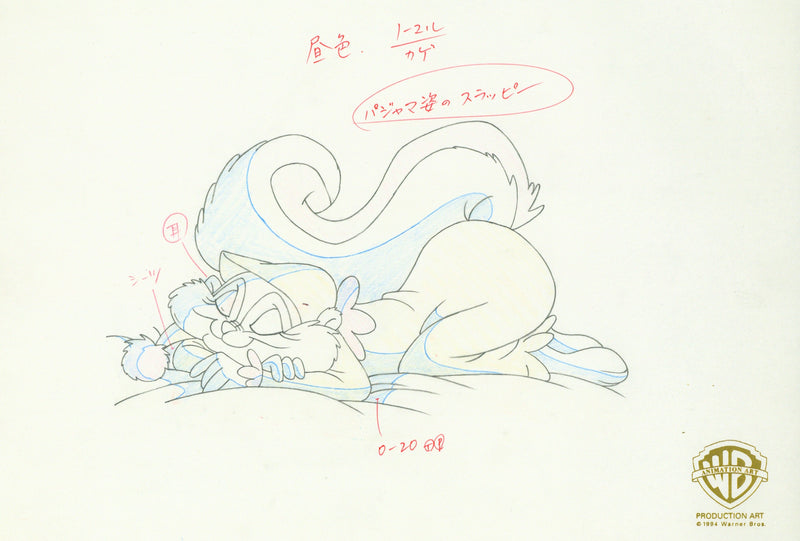 Animaniacs Original Production Drawing:  Slappy